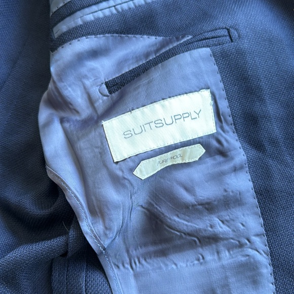 SuitSupply Navy all season sport jacket blazer size 52 / 42 - Picture 7 of 9